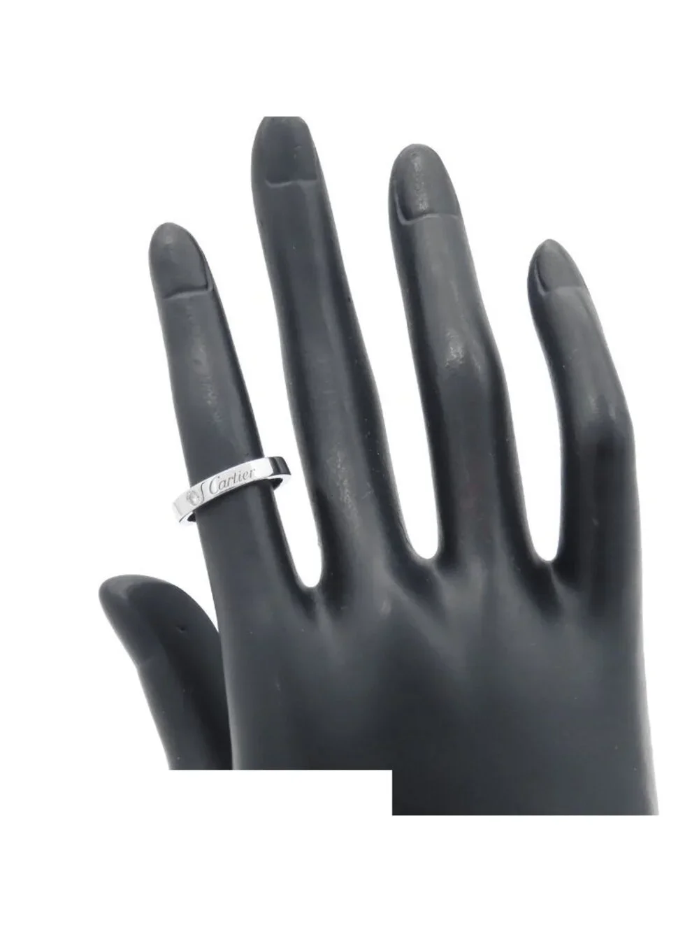 Cartier C de Cartier Wedding Ring Platinum Diamond